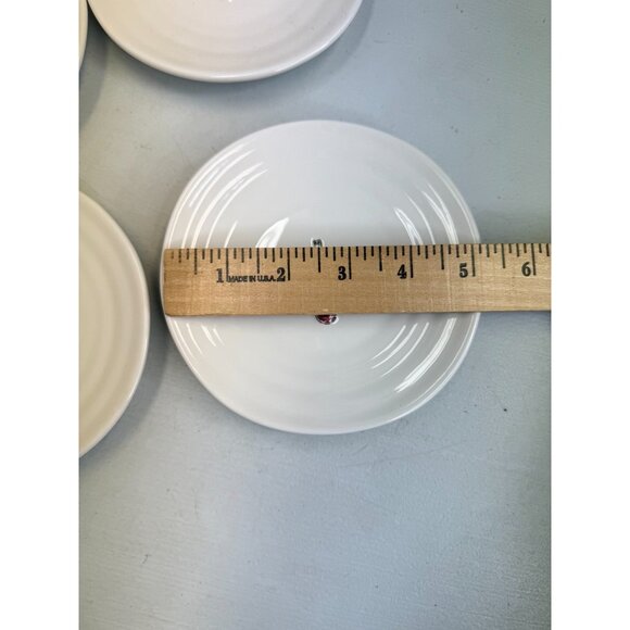 Set of 6 Williams Sonoma Wine Theme Raised Bottle Appetizer Plates Canapes 5.25" - Picture 9 of 9